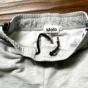 Molo Light Gray Shorts with Drawstring